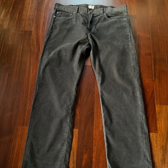 Dockers Men's Corduroy Plants Size 36x30 Dark Gray - Picture 3 of 9